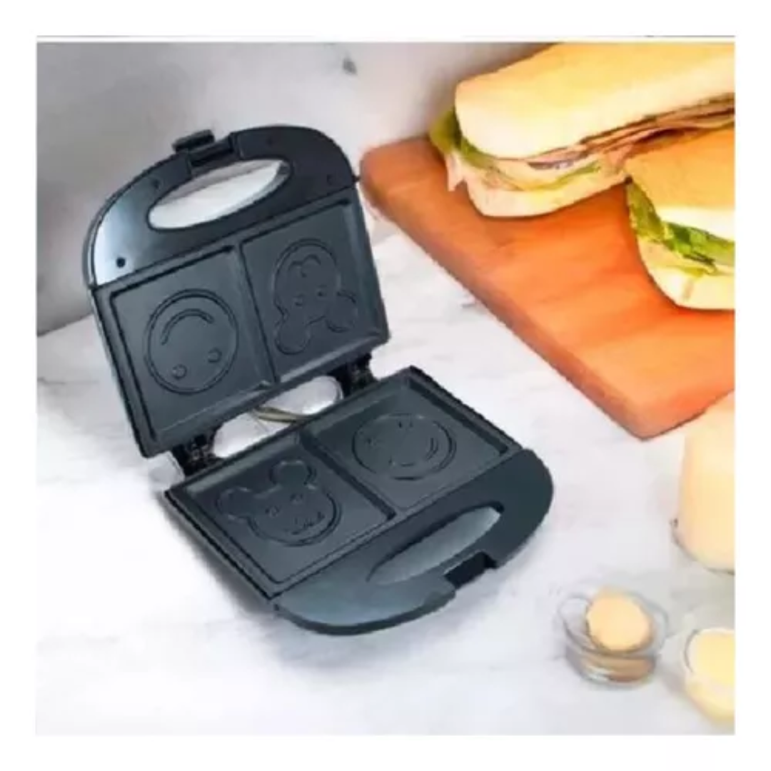 Miniatura 3 de Tostadora Waflera Y Sandwichera Con Figu
